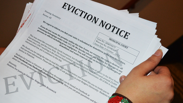 Mock-eviction-notice-Syjil-Ashraf-Targum