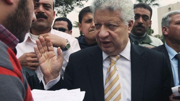 •Mortada Mansour in 2012 after he announced his candidacy for Egyptian president